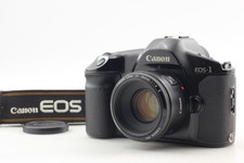 Exc 5 Canon EOS-1 SLR Film Camera EF 50mm f/1.8 ii Lens w/Strap From JAPAN
