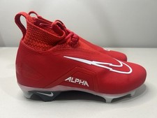 Size 8.5 Men’s Nike Alpha Menace Elite 3 Flynknit Red CT6648-616 New In Box