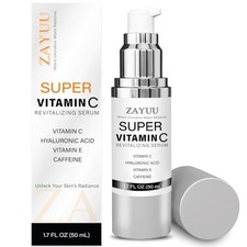 Super Vitamin C Face Serum for Mature Skin: All-In-One Hydrating Anti-Aging Form