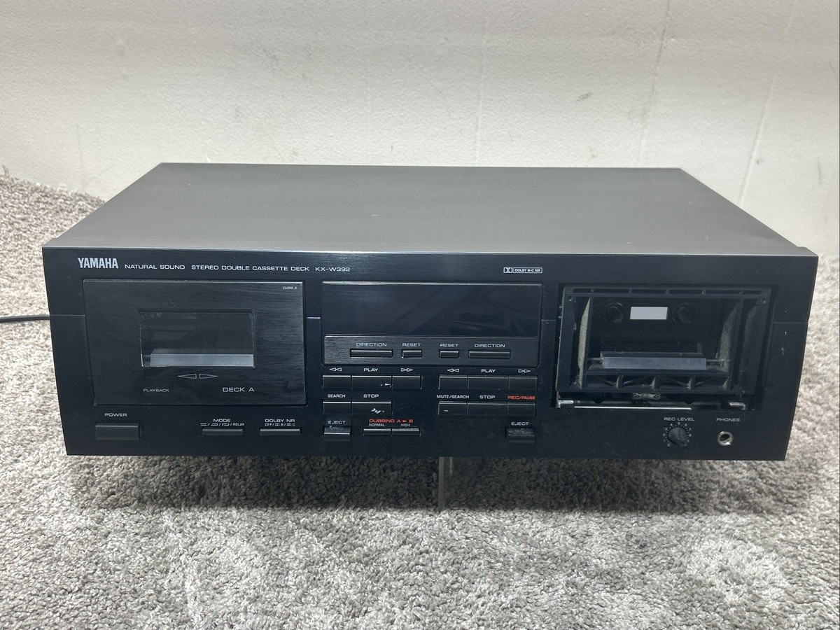 Yamaha Dual Double Cassette Player Recorder Player KX-W392 5950 | eBay