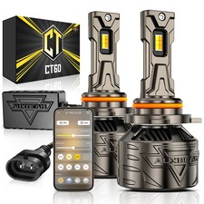 Auxbeam Canbus 9005 Led Headlight Kit Highlow Beam 3000k-6500k App Control 120w