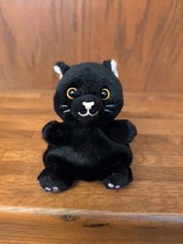 Aurora World Palm Pals TWILIGHT the BLACK CAT 5" Plush Stuffed Animal Toy