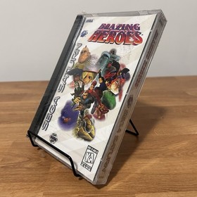 Blazing Heroes (Sega Saturn, 1996) CIB Complete W Manual/Reg Sealed
