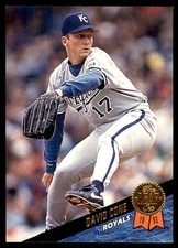 David Cone 1993 Leaf #250 Kansas City Royals MLB READ FREE SHIPPING AutographDen