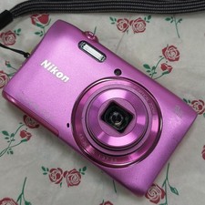 Nikon COOLPIX S3600 20.1MP 8x Optical zoom Compact Digital Camera Pink English