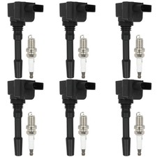 For Porsche Macan 3.6L 2015-2016 UF760 6pcs Ignition Coils & 6pcs Spark Plugs