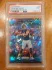 2024 Panini Prizm - Fireworks Caleb Williams #25 Blue Ice Prizm /99 (RC)