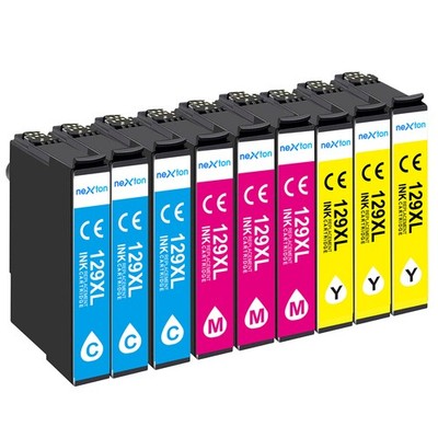 3-9x Patronen für Epson T1291-T1294 XL WF-3520DWF WF-3540DTWF SX-235W SX-425W