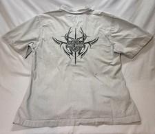 harley davidson short sleeve button up vintage 08’