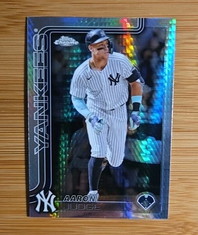 2025 Topps Chrome #99 Aaron Judge Prism Refractors MVP BUYBACK