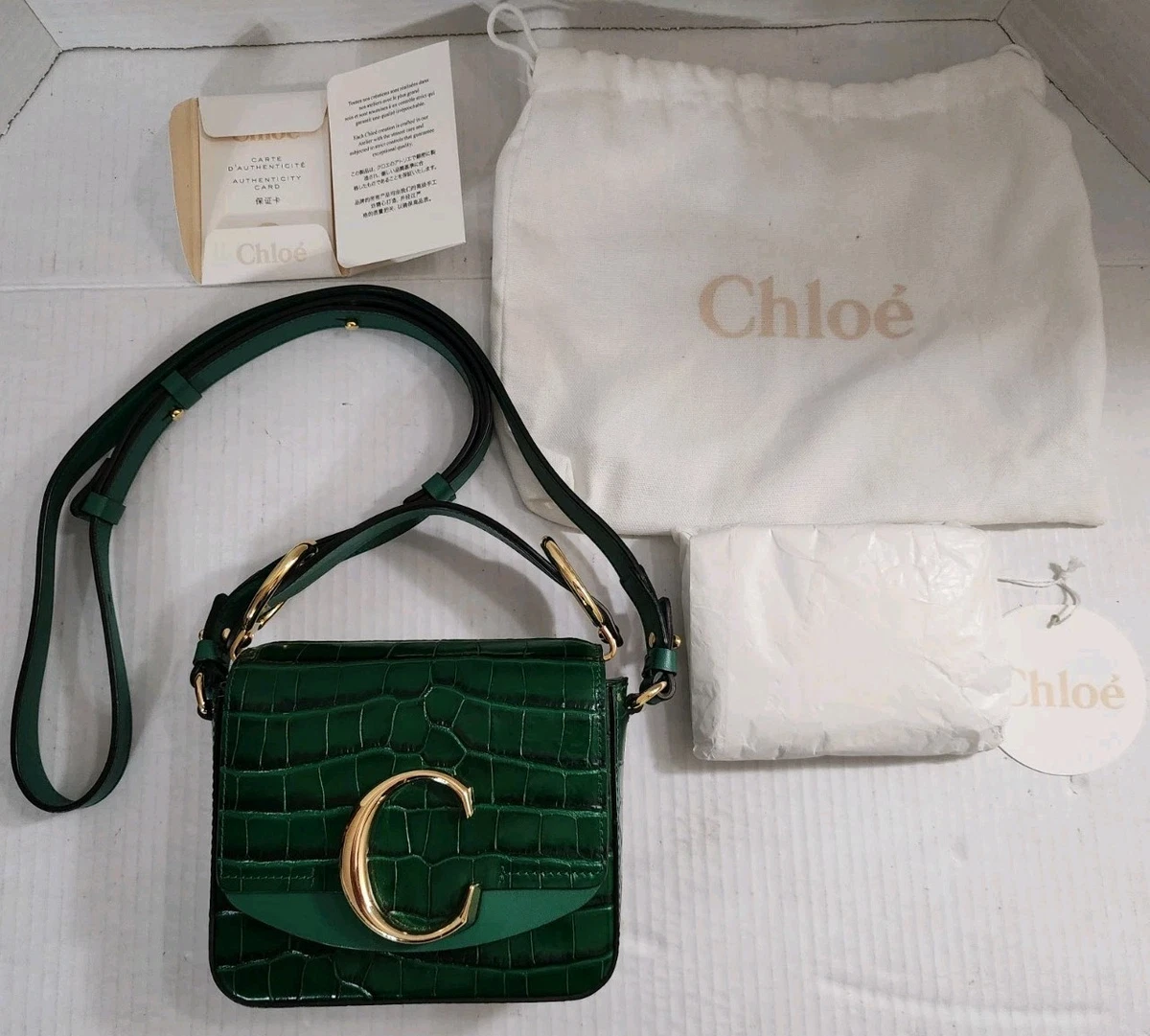 Chloe C  bag  クロエC ミニ　ヴァニティバッグ Chloe Mini C Bag, Black | Costco
