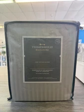 Threshold Signature 100% cotton sateen