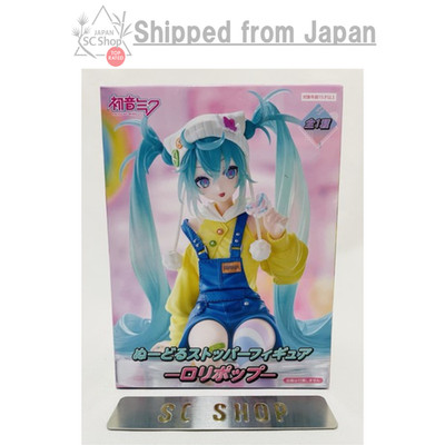 Hatsune Miku Noodle Stopper Figure Lollipop FuRyu Vocaloid NEW From JAPAN