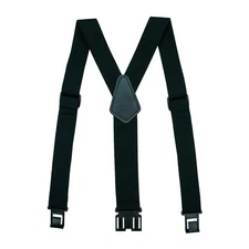 Perry Suspenders Men's Elastic Hook End Camouflage Belt Regular Size Black New