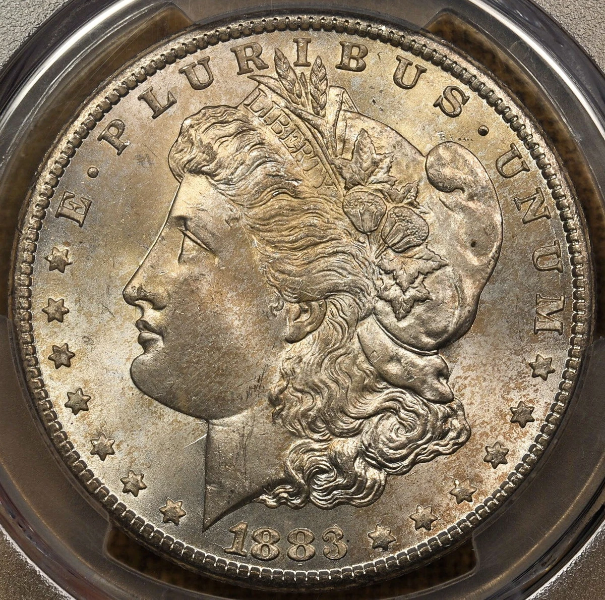 Uncirculated MS 65 Graded 1883 Year Morgan US Dollars (1878-1921