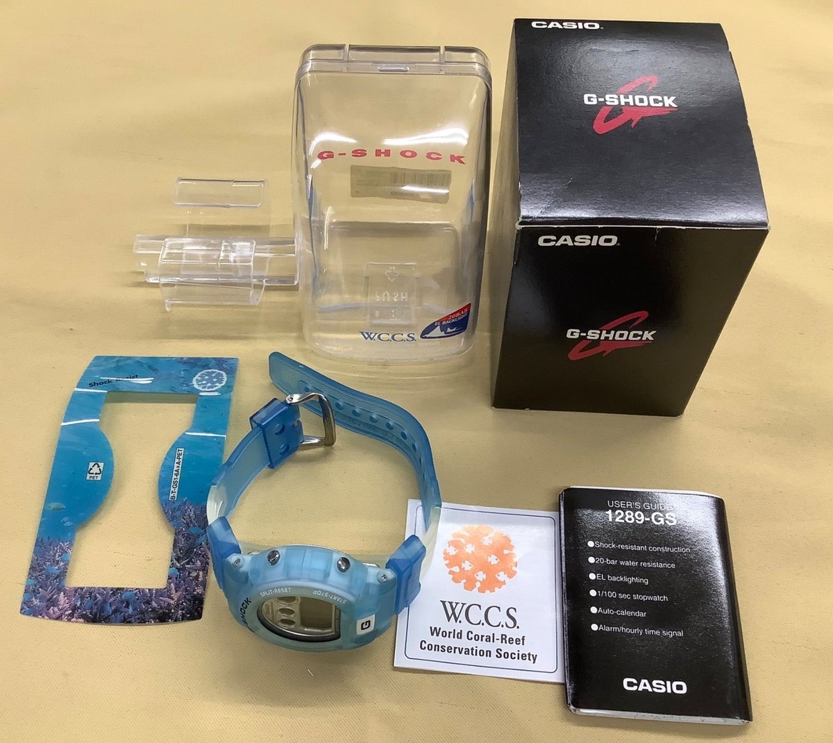 G-SHOCK DW-6900WC-2BT W.C.C.S. Coral Reef Watch Tested Blue | eBay