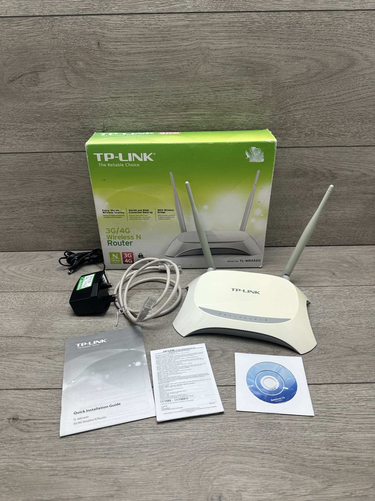 TP-Link TL-MR3420 300 Mbps 10/100 Wireless N Router 3g/4g backup
