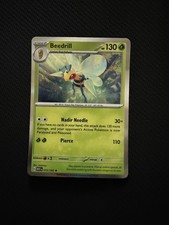 Pokémon TCG Beedrill Scarlatto e Viola Reverse Holo Carta Rara 015/165