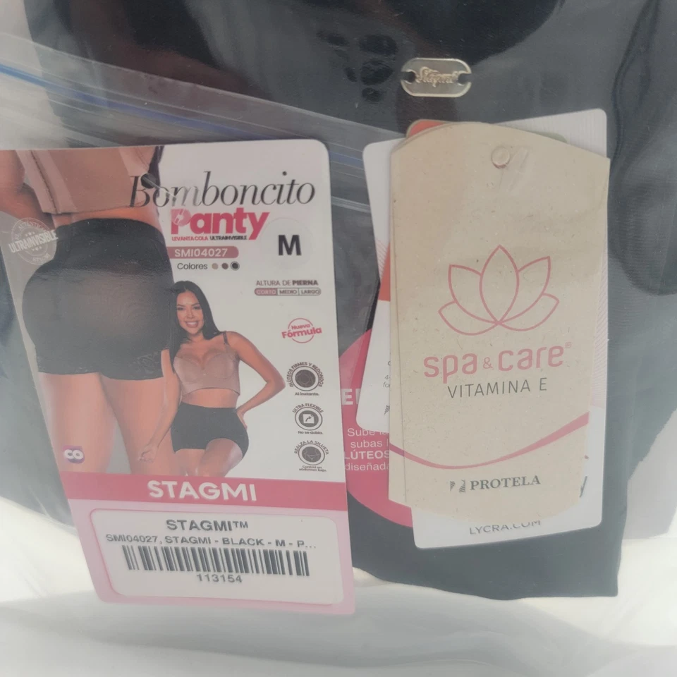 Colombian Stagmi Fajas ButtLift Invisble Lace Short Shaper Bottom & Thong 2-Pack - Image 4 of 4