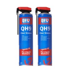 Multi Purpose Clear Spray Grease high Performance Lubricant Large 600ml x2