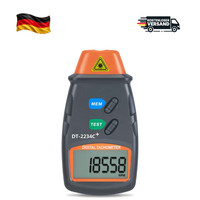 Agptek Drehzahlmesser Digital, BerüHrungslos, 2,5-99999 U Min, 5-Stellig LCD