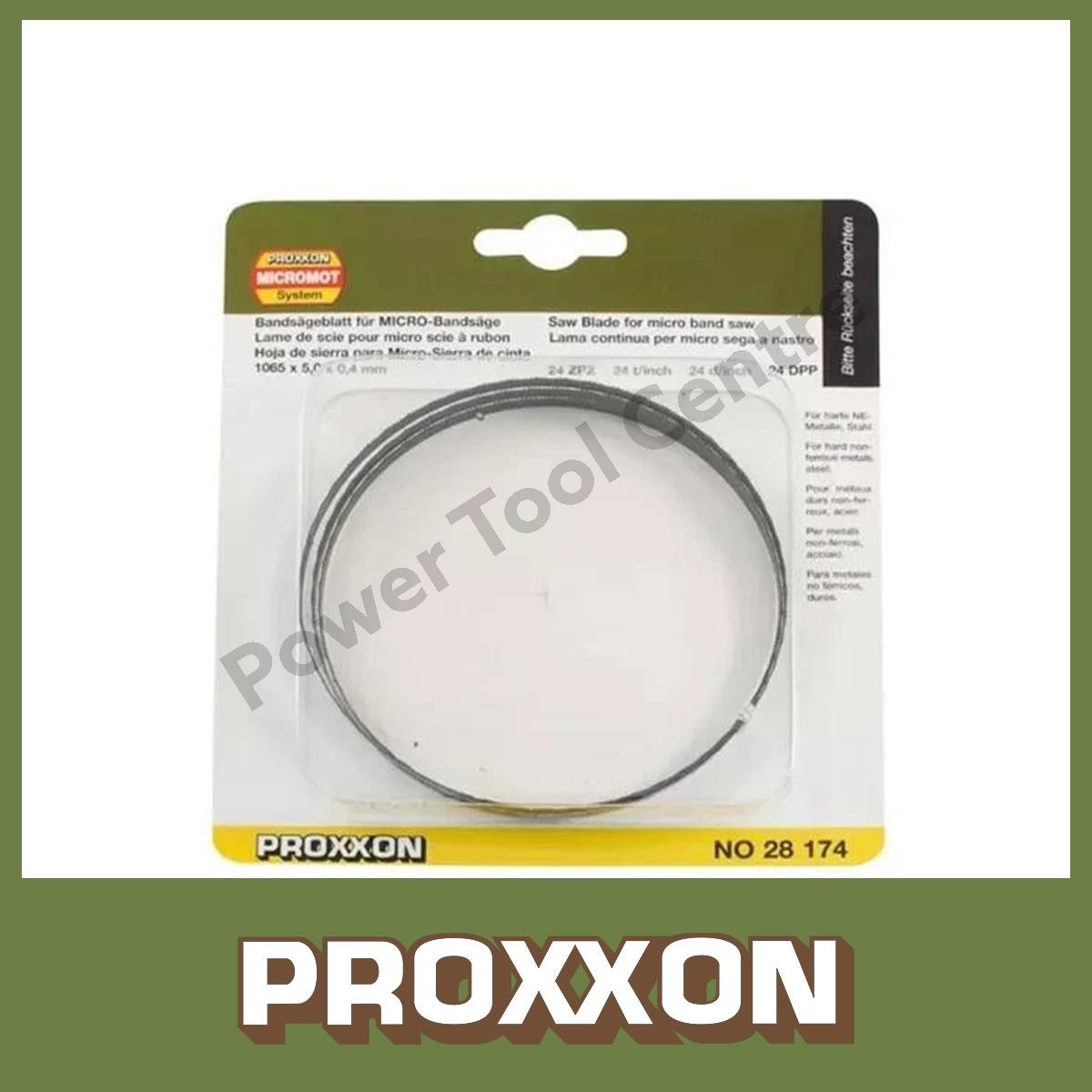 Proxxon 28174 Micromot Steel Band Saw Blade 1065x5x0.4mm for MBS240/E - 24 tpi