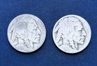 1925, 1925-D Buffalo Nickels  -  weak dates