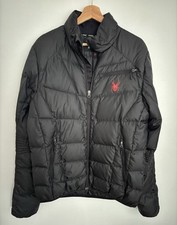 Spyder Men s Medium Puffer Jacket, Black/Blac...