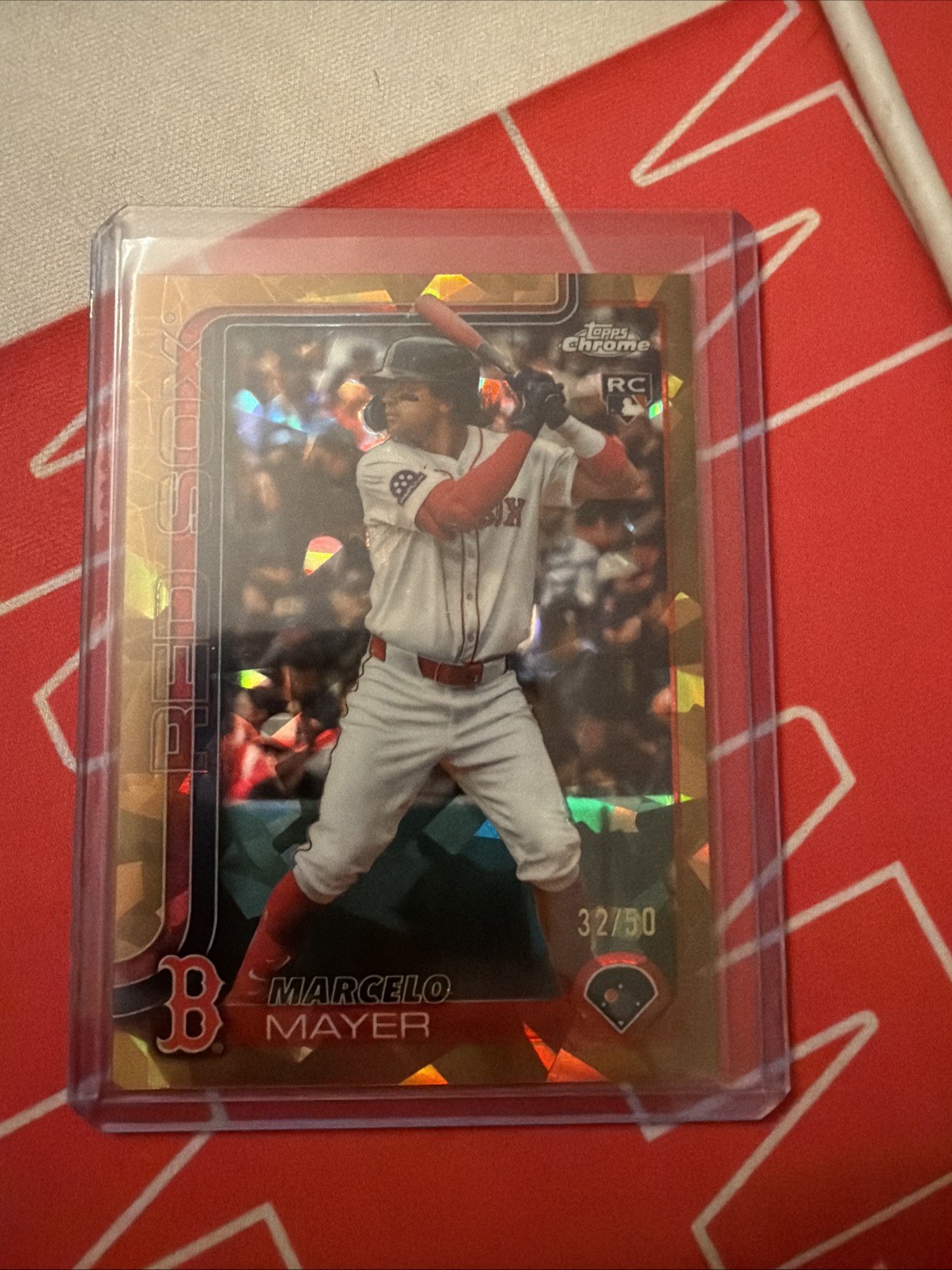 2025 Topps Chrome Update Series Sapphire Edition - Marcelo Mayer #USC9 Gold /50