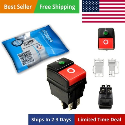 On-Off Power Switch for Pressure Washers - 20A, 250V Compatible