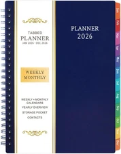 2026 Planner - Planner 2026, 2026 Planner Weekly and Monthly with Tabs, Jan 2026