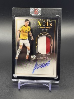 2016-17 Panini Noir Columbia Legend (on Card) James Rodriguez Patch Auto /25