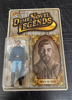 Dime Novel Legends Maßstab 1:18 (4'') Old West Actionfigur Junior Officer L.T.