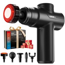 Massage Gun with Heat, Deep Tissue Neck Massager Gun Back Massager for Pain R...