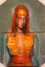 Marvel UD Premier 2014 CHARLES HALL Lady Deathstrike 2 Panel Sketch Card