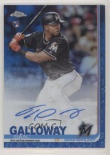 2019 Topps Chrome Rookie Blue Refractor 59/150 Isaac Galloway #RA-IG Auto fm0