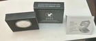 2022 W American Eagle One Ounce Silver Uncirculated Coin, US Mint 22EG COA