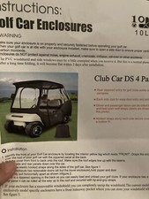 Golf Driving Enclosure 2 Over 4 Short Roof Passenger Golf Cart Cover KHDD-117