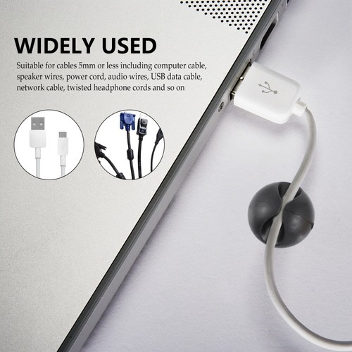 20 Pcs Fastener Adhesive Wire Appliance Cord Organizer - Afbeelding 4 van 12