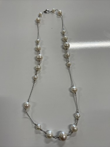 Perlenkette und Sterlingsilber BPC