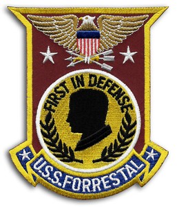 US Navy USS Forrestal CV-59 Embroidered Patch