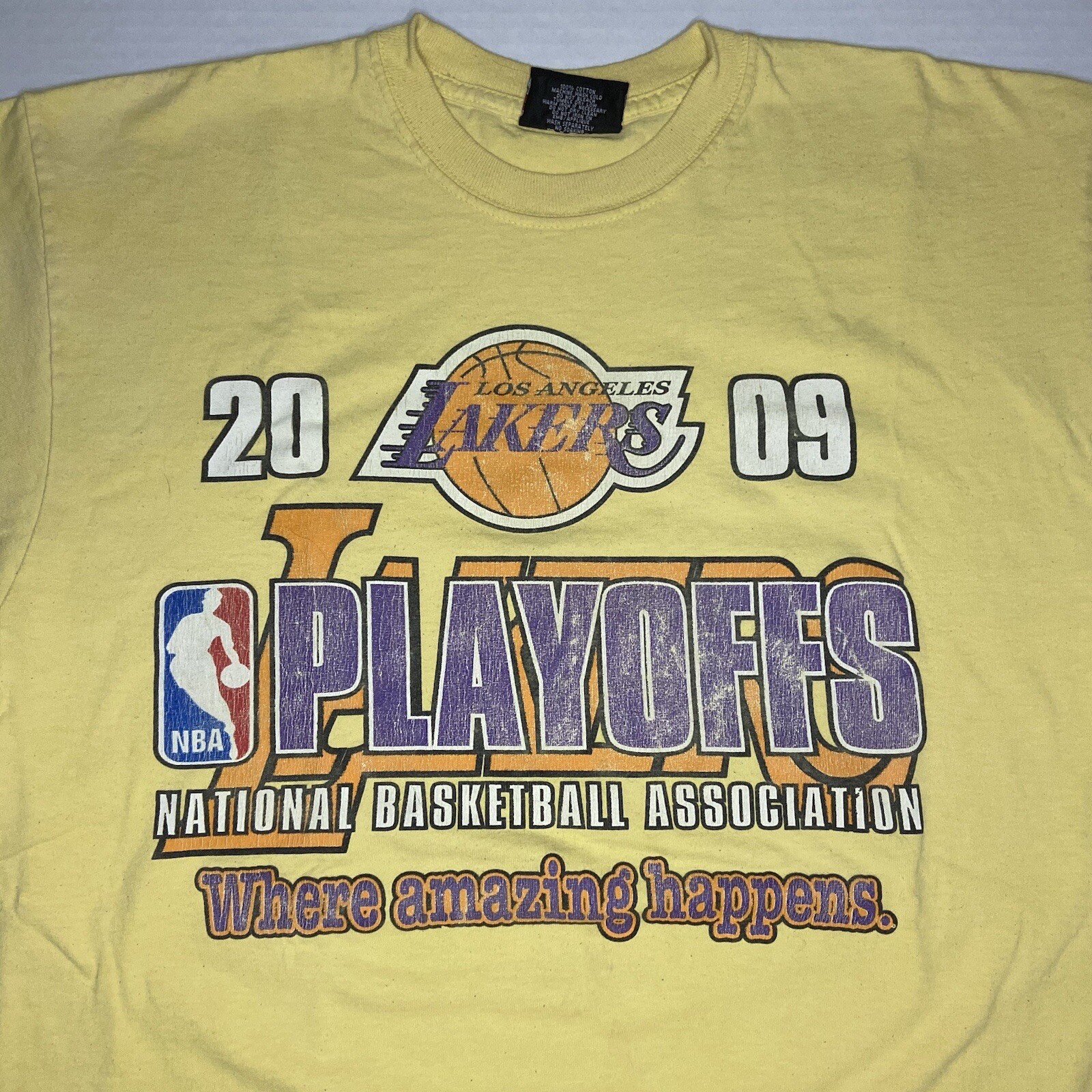 Los Angeles Lakers 2009 NBA Champions Shirt Large… - image 4