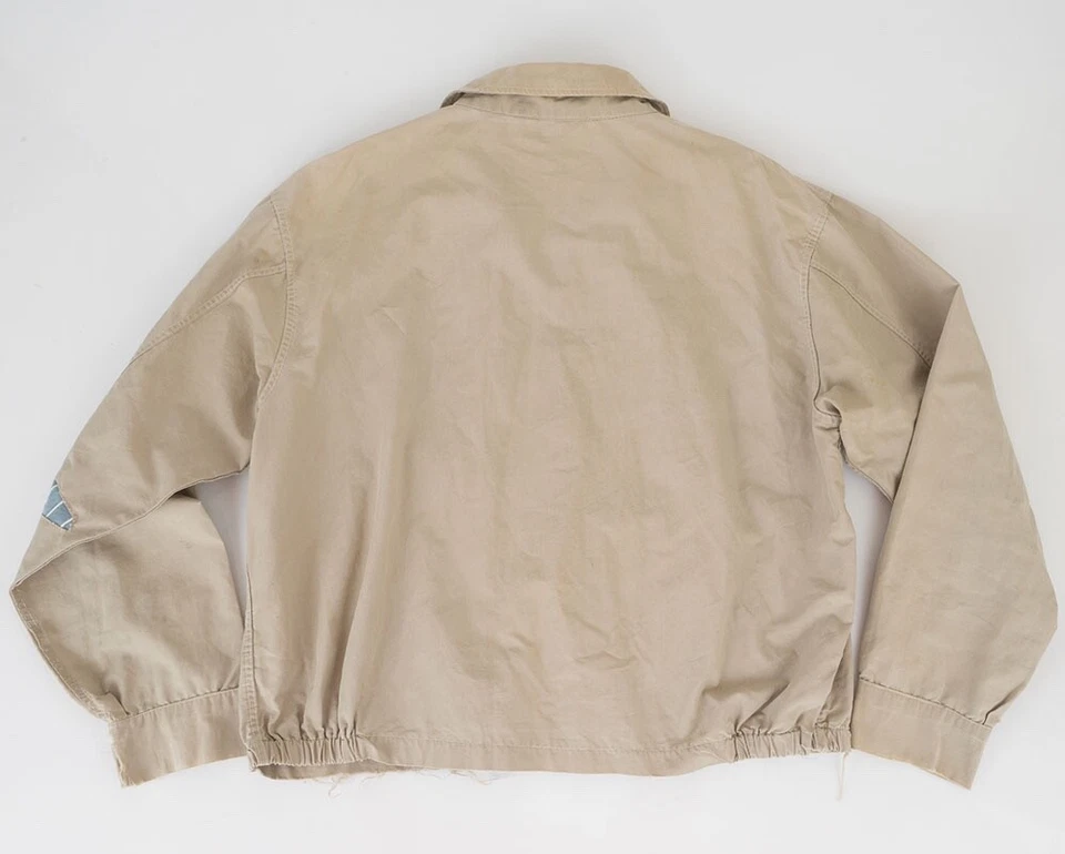 Chaqueta cortavientos grande Hit Em Hard Workwear de sarga envejecida vintage de los años 50 Foto 4 de 4