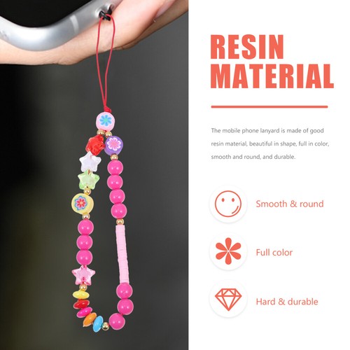 3pcs Phone Hanging Lanyard Phone Charm Chain Colorful Phone Chain - Zdjęcie 9 z 12
