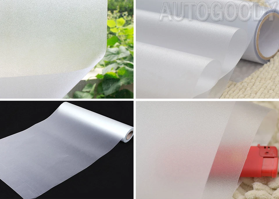 磨砂玻璃膜静态固定办公室卧室浴室家用窗户色调 — 第 4/4 张图片