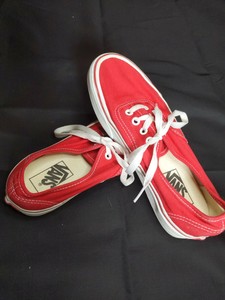 red van sneakers