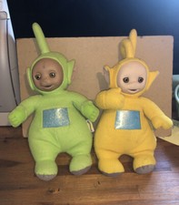 17" TALKING TELETUBBIES 1998 DIPSY LALA STUFFED PLUSH TOY PLAYSKOOL