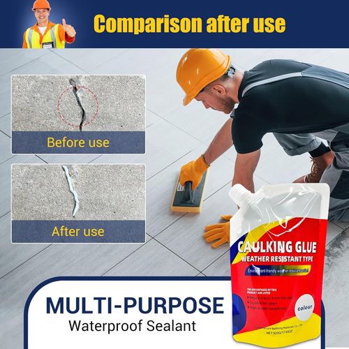 Slab Concrete Repair Sealant - Waterproof Concrete Crack Filler, 3PCS for Drivew - Picture 6 of 12