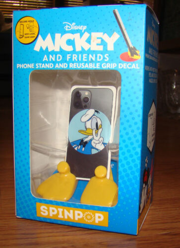 SpinPop Disney Cell Phone Stand DONALD DUCK, Pop Grip Holder Decal Sticker - Picture 1 of 8