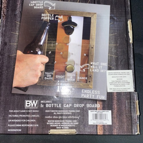 Beer Bottle Opener Pop It Drop It Party Game Bottle Cap Redneck Pachinko On Tap - Picture 7 of 8